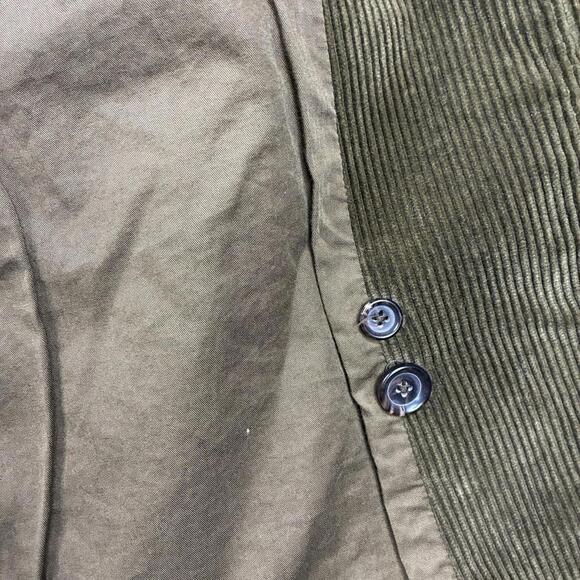 Polo Ralph Lauren Corduroy Blazer Jacket Men’s Large Green Sport Coat Classic - Picture 12 of 15